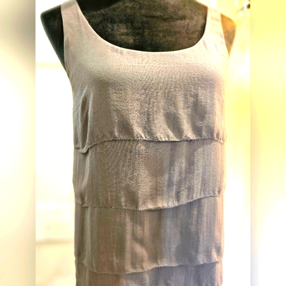 Eileen Fisher Tiered Ruffle Dress
